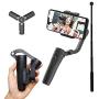 FeiyuTech Smartphone Vlog Pocket 3-Axis Foldable Handheld Gimbal Stabilizer for All Smartphone with The Width Between 42~88mm, Matching with Carry Bag,Tripod and Extension Rod