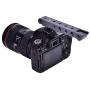 Oumij Hot Shoe Camera Bubble Level Stabilizing Top Universal Handle Gimbal Extension Bracket with 1/4 & 3/8 Screw Hole Handheld Gimbal Stabilizer(Dark Gray)