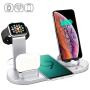 Kertxin Wireless Charger,4 in 1 Charging Station with USB Charging for Apple Watch 5 4 3 2 1,AirPods Pro/2/1,iPhone 11/11 Pro Max/XR/XS Max/XS/X/8/8P