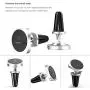 Car Phone Mount Magnetic Cell Phone Car Mount Vent Dashboard 360° Rotation Car Phone Holder for iPhone SE 11 Pro XS Max XR X 8 Plus Samsung Galaxy S20 Note10 S10 S10e & All Phones,Silver