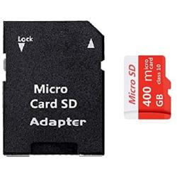 400GB Micro SD SDXC Card Class 10 High Speed Memory Card with Adapter for Android Smartphones, PCs and Tablets (400GB)