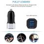 AILKIN Car Charger Adapter, Dual Port 4.8a Fast Charging Cargador de Carro USB Lighter Adapter for Samsung Galaxy A51 A20 50 S10e S9 Note 8, iPad, iPhone SE 11Pro 10 Max X XR XS Max 8 Plus 7s 6s, LG