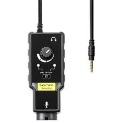 Saramonic SmartRig II XLR Microphone & 6.3mm Guitar Adapter with Phantom Power Preamp for iPhone, iPad, iPod, and Android Smartphones