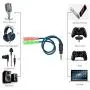 ENVEL 3.5mm Jack Cable Headset Adapter Kit Mutual Convertors for Laptop,Mac,PS4,Smartphone,Xbox One,Tablet Earphone with Headphone/Microphone Simultaneously Y Splitter Audio 2 Female to 1 Male ENVEL 3.5mm Jack Cable Headset Adapter Kit Mutual Convertors for Laptop,Mac,PS4,Smartphone,Xbox One,Tablet Earphone with Headphone/Microphone Simultaneously Y Splitter Audio 2 Female to 1 Male