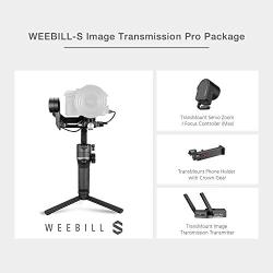 Zhiyun WEEBILL S (Image Transmission Pro Package) 3-axis Handheld Gimbal Stabilizer for Sony A7S A7M3 A7R3 A7R2 A7S2 A6500 A6300 A6000 Panasonic GH5 GH5s Nikon Z6 Z7 Mirrorless Cameras