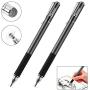 Capacitive Stylus Pen-Dinines Fine Point Stylus Touch Screen Pens for All Capacitive Cell Phones, Tablets, Laptops Bundle with 6 Replacement Tips (2 Pcs, Black/Black)