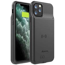 Alpatronix Battery Case for iPhone 11 Pro Max (6.5 inch), 5000mAh Slim Portable Protective Extended Charger Cover with Qi Wireless Charging Compatible with Lightning Audio - BX11 Pro Max - (Black)