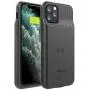 Alpatronix Battery Case for iPhone 11 Pro Max (6.5 inch), 5000mAh Slim Portable Protective Extended Charger Cover with Qi Wireless Charging Compatible with Lightning Audio - BX11 Pro Max - (Black) Alpatronix Battery Case for iPhone 11 Pro Max (6.5 inch), 5000mAh Slim Portable Protective Extended Charger Cover with Qi Wireless Charging Compatible with Lightning Audio - BX11 Pro Max - (Black)