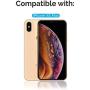 Power Theory iPhone Xs MAX Glass Screen Protector [2-Pack] with Easy Install Kit [Premium Tempered Glass]