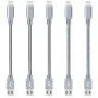 Phone Charger,5 Pack (1FT/20cm) Nylon Braided Charging Cord Charger Compatible with PhoneX/8/8Plus 7/7 Plus/6s/6s Plus/6/6 Plus/5s/55se,Pad,Pod Grey Phone Charger,5 Pack (1FT/20cm) Nylon Braided Charging Cord Charger Compatible with PhoneX/8/8Plus 7/7 Plus/6s/6s Plus/6/6 Plus/5s/55se,Pad,Pod Grey