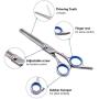 PetQoo Dog Grooming Scissors Kit -  Professional Pet Grooming Scissors Set with Straight  and  Thinning Cutting Shears  with Comb for pet grooming , Suitable for Large and Small Dogs or Cats