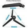 Mini Tripod, Desktop Tabletop Stand Tripod with 1/4 Inch Screw for Smooth 4, Osmo Mobile, Vimble 2, Gimbal Handle Grip Stabilizer and All Cameras