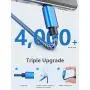 USB C Cable 3A Fast Charging, [5-Pack,3.3/6.6/10ft] USB-A to USB-Type C Fast Charging Cable Nylon Braided Charge Cord Compatible with Samsung Galaxy S10 S10E S9 S8 S20 Plus,Note 9 8,LG V30(Navy Blue)