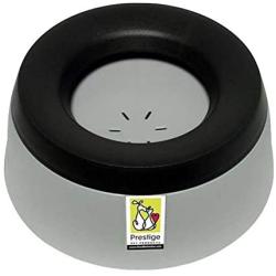 Road Refresher No Slobber, No Spill Dog Water Bowl | Eliminates Water Slobber from Even The Messiest Jowls, No More Wet Floors | Ideal for Home, Travel, Boat, RV | Size Large, Pewter Grey