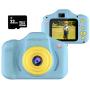 EMAAS Kids Digital Camera - HD Mini Camera Toy Recorder for 3-11 Years Old Kids - Shockproof -1080P Toddler Video Recorder and Photography - Boys & Girls– Includes 32GB SD Card (Blue)