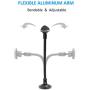 EXSHOW Magnetic Windshield Car Cell Phone Holder, 8.5 inch Aluminum Long Arm Strong Magnets Window Suction Cup Mount for iPhone, Samsung, LG and Other All Cell Phone