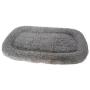 ALEKO PB103 Soft Plush Pet Bed Crate Cushion for Dogs Cats Machine Washable Indoor Outdoor 21 x 4 Inches Charcoal Gray