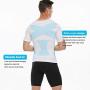 Mens Compression Shirt Undershirt Slimming Tank Top Workout Vest Abs Abdomen Slim Body Shaper