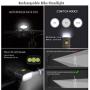 Spritech USB Rechargeable Bike Light Set,1000 Lumens 3 LED Bicycle Front Light with Power Bank Function and Back Rear Light, IPX5 Waterproof Road/Mountain/City Cycling Commuter Flashlight