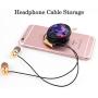 Multi-Functional Galaxy Pattern Cell Phone Finger Foldable Expanding Stand Holder Kickstand Hand Grip Car Mount Hooks Widely Compatible with Almost All Phones/Cases
