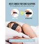 Sleep Headphones Bluetooth Sports Headband, Wireless Music Headband Headphones, IPX6 Waterproof Headphones with Mic for Sleeping Workout Running Insomnia Side Sleepers Travel AMSR Yoga Meditation