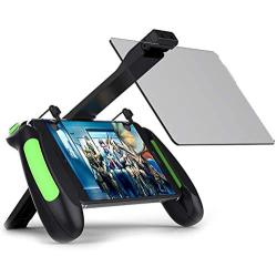 Ry1 Mobile Game Controller Wireless Game Controller Mobile Phone Screen Magnifier Game Controller Grip Holder L1 R1 Trigger Holder - Black Green