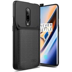 NEWDERY OnePlus 7 Pro Battery Case, 4700mAh Slim Extended Charger Case with TPU Raised Bezels, Rechargeable Charging Case Compatible OnePlus 7 Pro Smartphone 2019 Release