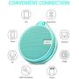 INSMY Portable IPX7 Waterproof Bluetooth Speaker, Wireless Outdoor Speaker Shower Speaker, with HD Sound, Support TF Card, Suction Cup, 12H Playtime, for Kayaking, Boating, Hiking (Mint)