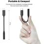 USB C to Headphone Jack, Galaxy S20 Headphone Adapter Type C to 3.5mm Audio Cable Compatible with Pixel 4 3 2 XL/Samsung Galaxy Note 10 S20 S20+ S20 Ultra/iPad Pro/HTC U11/Essential/Huawei and More