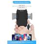 Cell Phone Holder for Car, Universal Car Air Vent Mount with Adjustable Compatible with iPhone 11 Pro Max XS XS Max XR X 8 8+ 7 7+ SE 6s 6+ 6 5s Samsung Galaxy S10 S9 S8 S7 and More (Black)