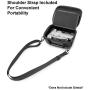 Casematix Protective Carrying Case Fits DJI Osmo Mobile 3 Handheld Gimbal in Padded Foam, Includes Shoulder Strap