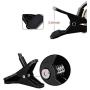 ZTON Cell Phone Holder, Universal Mobile Phone Stand, Lazy Bracket, Flexible Long Arms Clip Mount for IPhone, LG, etc.in Office Bedroom Desktop (Black)
