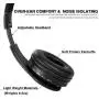 Wireless Headset with Mic, Foldable Bluetooth Headphone with 3.5mm Audio Jack, Built-in Noise Cancelling Microphone, Support for Plug-in Card, for PC, Phone(Black) Wireless Headset with Mic, Foldable Bluetooth Headphone with 3.5mm Audio Jack, Built-in Noise Cancelling Microphone, Support for Plug-in Card, for PC, Phone(Black)