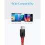 [2-Pack] Anker Powerline+ USB C to USB A Fast Charging Cable, for Samsung Galaxy Note 8 / S8 / S8+ / S9 /S10, Sony XZ, LG V20 / G5 / G6, Xiaomi 5 and More (3ft)