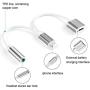 Headphone Adapter for iPhone SE/11/11 pro/11pro Max X/XS/XS MAX/XR/8/ 8Plus/ 7/7 Plus Headset Adaptor Splitter Earphone Connector 2 in 1 Accessories Cables Charge Music Wire Control iOS System.