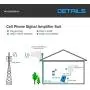 Cell Phone Signal Booster for Verizon AT&T T-Mobile 4G LTE - Dual 700MHz Band 12/13/17 Cellular Repeater Amplifier Kit Boosts Mobile Data Signal for Home and Office Up to 5,000Sq Ft Area