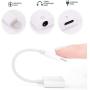 for iPhone Headphone Adapter Dongle Charger Jack AUX Audio 3.5 mm with iPhone 7/7Plus/8/8Plus/X/XS/XR/10/XS /11 /MAX Accessory Headset Audio & Charger Compatible All iOS Systems