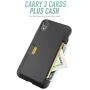 Smartish iPhone XR Wallet Case - Wallet Slayer Vol. 1 [Slim + Protective] Credit Card Holder for Apple iPhone 10R (Silk) - Black Tie Affair