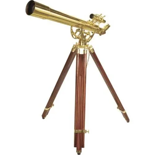 BARSKA Anchormaster 36x80mm Brass Refractor Telescope w/ Mahogany Floor Tripod BARSKA Anchormaster 36x80mm Brass Refractor Telescope w/ Mahogany Floor Tripod
