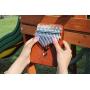 Kalimba Thumb Piano 17 Keys Portable Mbira Mahogany Piano Wood Body -Gifts for Kids and Adults withTuning Hammer and Study Instruction (Solid Mahogany Wood)