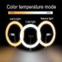 LED RGB Ring Light kit, 10 inch Ring Light, with Tripod Stand, Mobile Phone Stand with Adjustable Temperature Lighting, Used for Camera/Selfie/TikTok/Makeup/Video Shooting (Upgraded Version)
