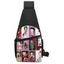 Betty Boop Sling Bag Leather Chest Bag Shoulder Backpack Cross Body Travel