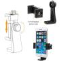 3in1 Smartphone Mobile Cell Phone Selfie Tripod Portable Flexible Mini Travel Camcorder Tabletop Stand Mount Holder for iPhone Samsung Webcam Youtuber Reivewer Vlogging Live Streaming Podcast