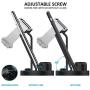 OLEBR 3 in 1 Charging Stand Compatible with iWatch Series 5/4/3/2/1, AirPods and iPhone Xs/X Max/XR/X/8/8Plus/7/7 Plus /6S /6S Plus(Original Charger & Cables Required) Black
