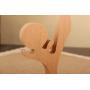MMOO Wooden Karate Kid Cell Phone Holder