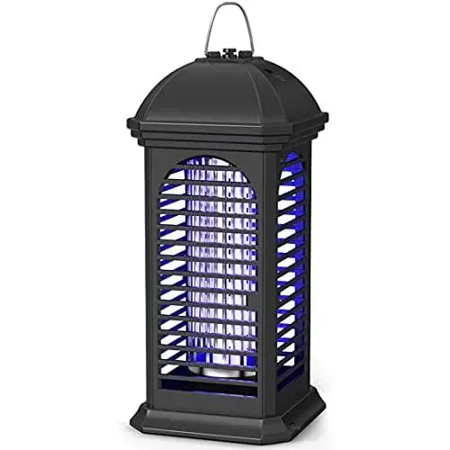 Electric Mosquito Zapper, 11W Powerful 4200V Insect Killer, Safety Fly Repelled Lamp, Light-Emitting Flying Insect Trap for Indoor, Backyard, Farm(Black) Electric Mosquito Zapper, 11W Powerful 4200V Insect Killer, Safety Fly Repelled Lamp, Light-Emitting Flying Insect Trap for Indoor, Backyard, Farm(Black)
