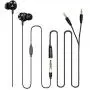 Bluedio Wired Earbud with Mic, in-Ear Headphones Wired with Extended 3.5mm Y-Type Audio Cable, Noise Cancelling Earphones for All 3.5mm Interface Device/Android and iOS Smartphones/PC Laptops Gaming