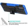 SKTGSLAMY Galaxy A71 5G Case,Samsung A71 5G Case,[NOT fit A71 5G UW Verizon] [Shockproof] Tough Rugged Dual Layer Protective Case Hybrid Kickstand Cover for Samsung Galaxy A71 5G (Blue)