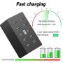 10 Ports Wall Charger,60W 10-Port [UL Certified] Family-Sized Desktop USB Rapid Charger,Multiple Charging Station,Compatible with Smartphones and Other USB Charging Devices