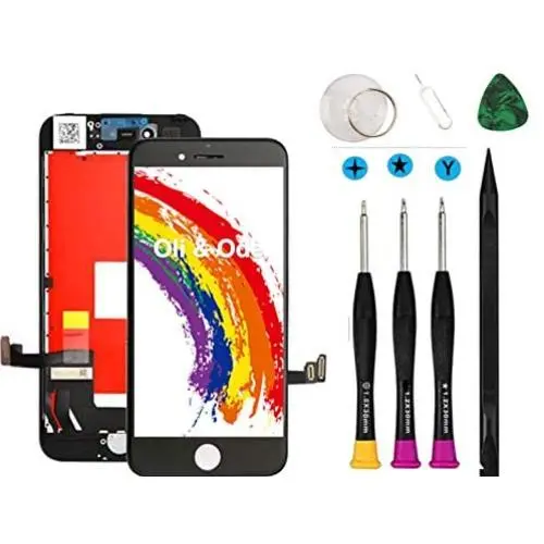 Oli & Ode Compatible with iPhone 8 Plus Screen Replacement LCD Digitizer Touch Screen Assembly Set with 3D Touch Model No.A1864/A1897/A1898 (Black) Oli & Ode Compatible with iPhone 8 Plus Screen Replacement LCD Digitizer Touch Screen Assembly Set with 3D Touch Model No.A1864/A1897/A1898 (Black)